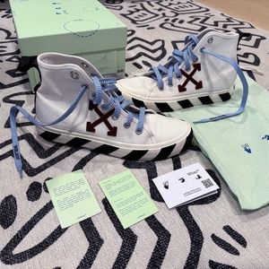 Off-White Vulcanized High Top Sneakers